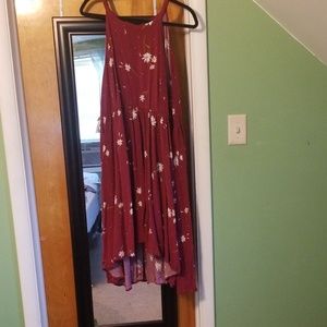 Torrid Maroon Sun Dress